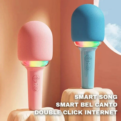 EchoGlow RGB Karaoke Microphone
