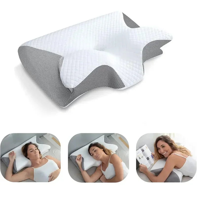 Ergonomic Butterfly Memory Foam Cervical Pillow