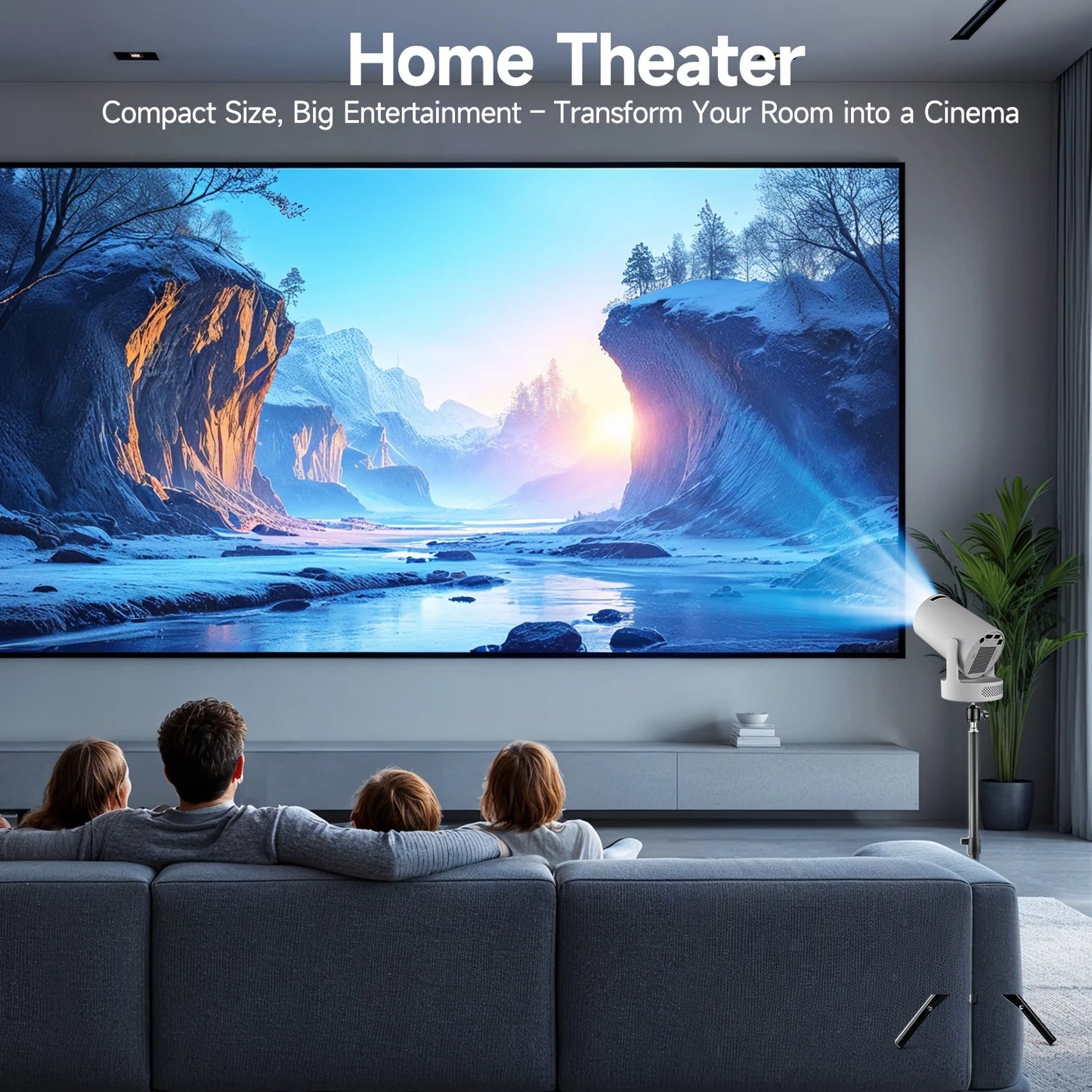 Beamly Projector – Smart 8K-Support Portable Projector