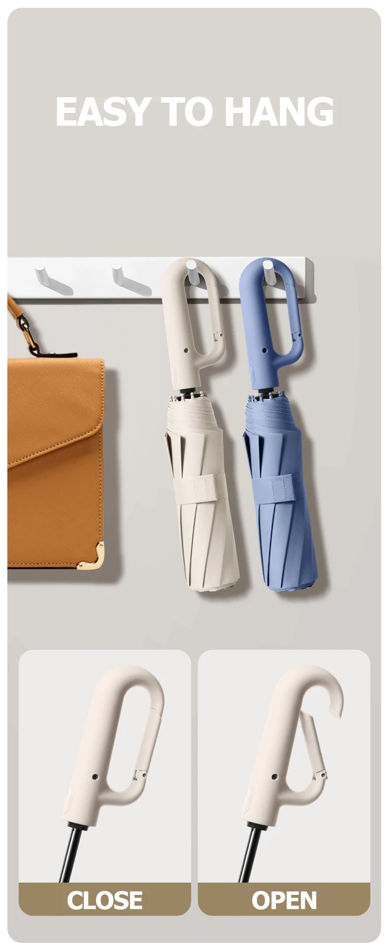 StormClip Reverse Folding Umbrella