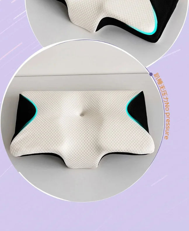 Ergonomic Butterfly Memory Foam Cervical Pillow