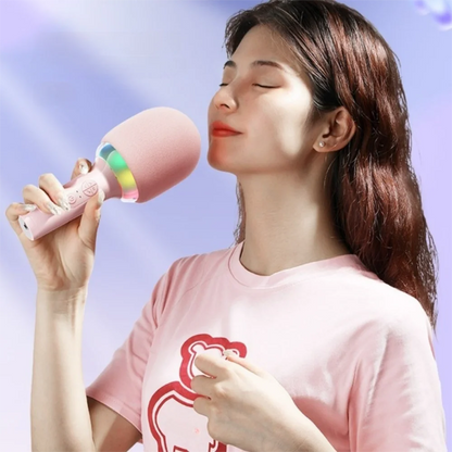 EchoGlow RGB Karaoke Microphone