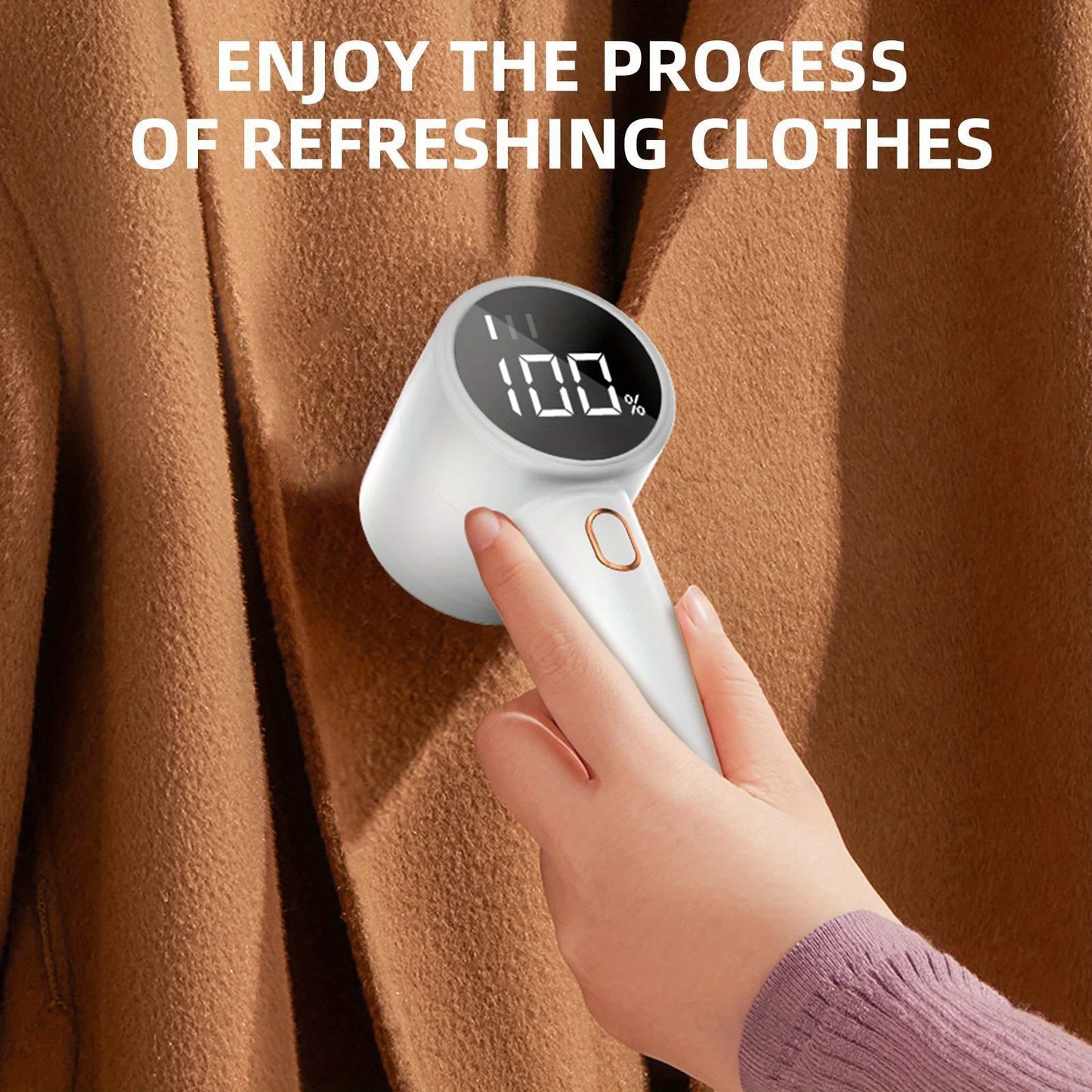 LintPro™ Rechargeable Fabric Shaver – Type-C Fast Charging Lint Remover