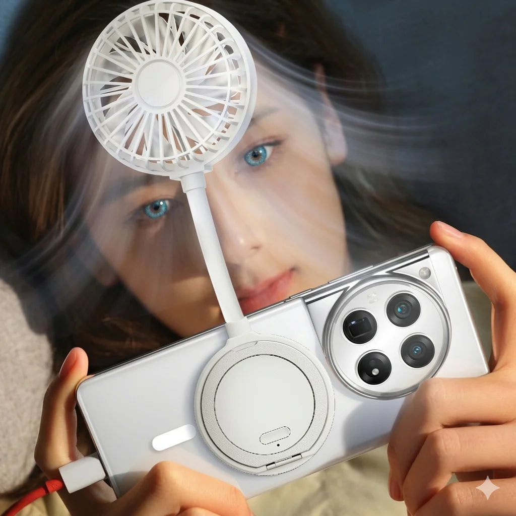 BreezeSnap Magnetic Mini Phone Fan
