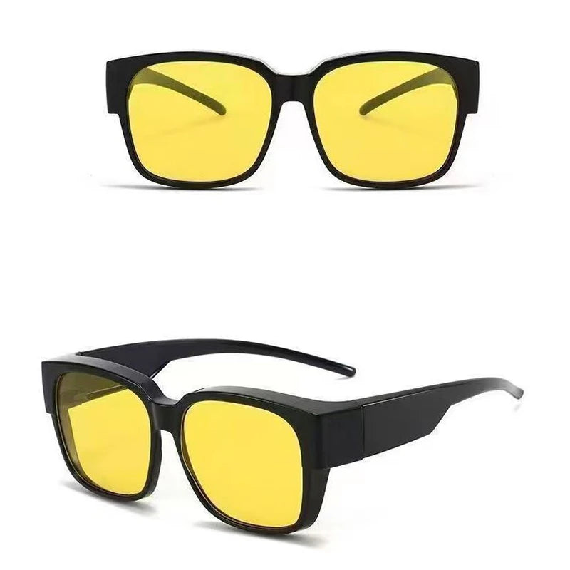 Clip-On Night Vision Glasses for Driving & Low-Light Use