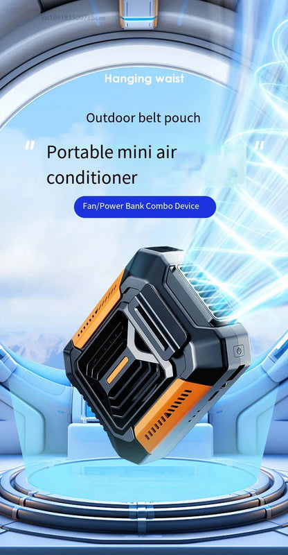 Portable Waist AC with PowerBank