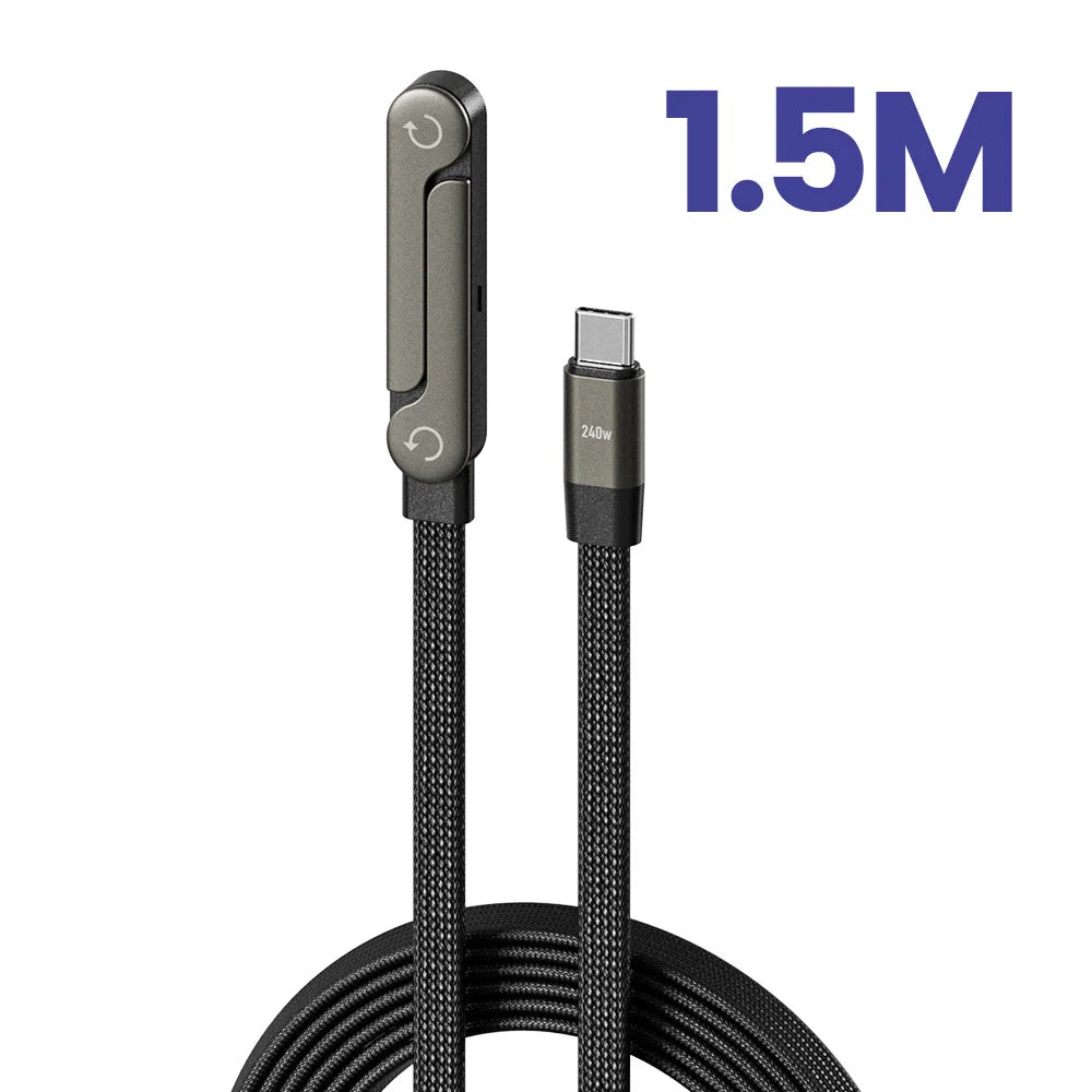 FlexCharge Elbow Pro – 240W Type-C Fast Charging Cable