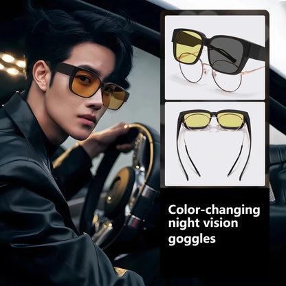 Clip-On Night Vision Glasses for Driving & Low-Light Use