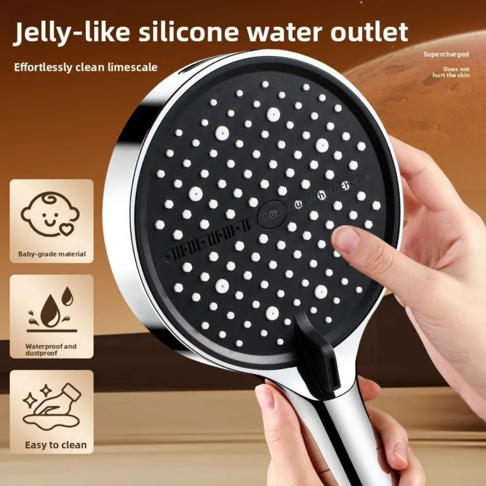 7 Spray – 7-Mode High-Pressure Handheld Shower Head (15cm)