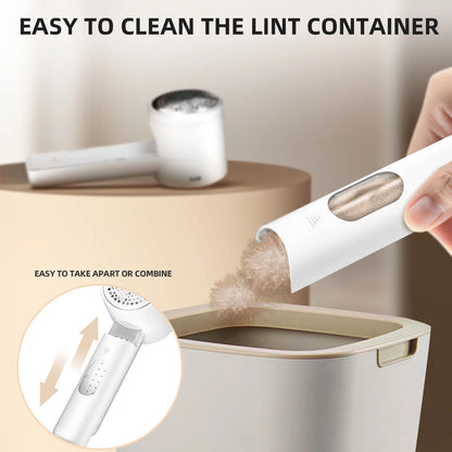 LintPro™ Rechargeable Fabric Shaver – Type-C Fast Charging Lint Remover
